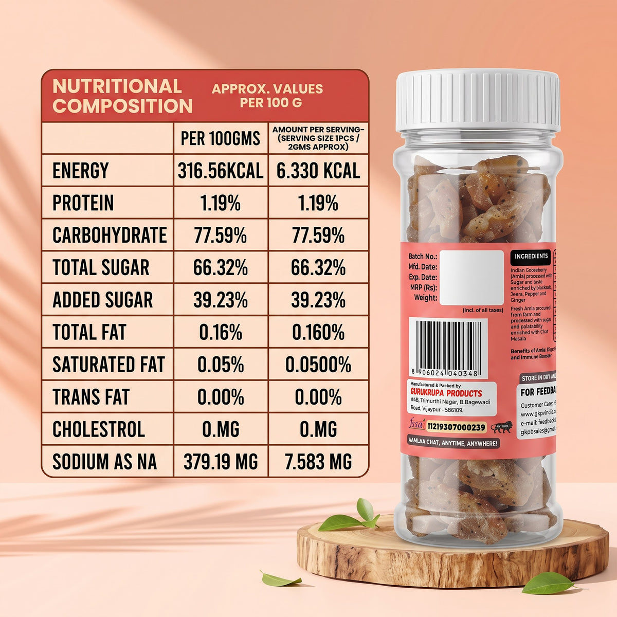 Aamlaa Chat – Value Pack of 3 Jars (90g Each)