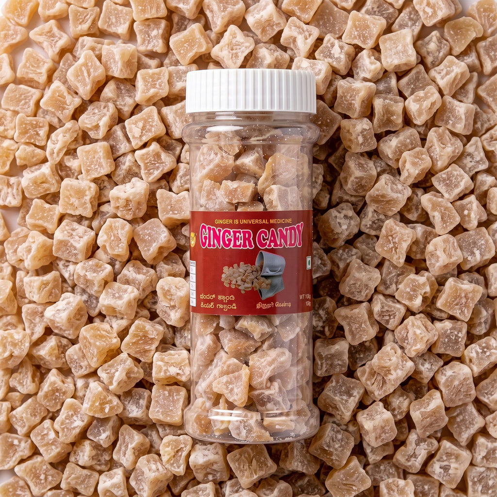 Ginger Candy – Value Pack of 3 Jars (70g Each)