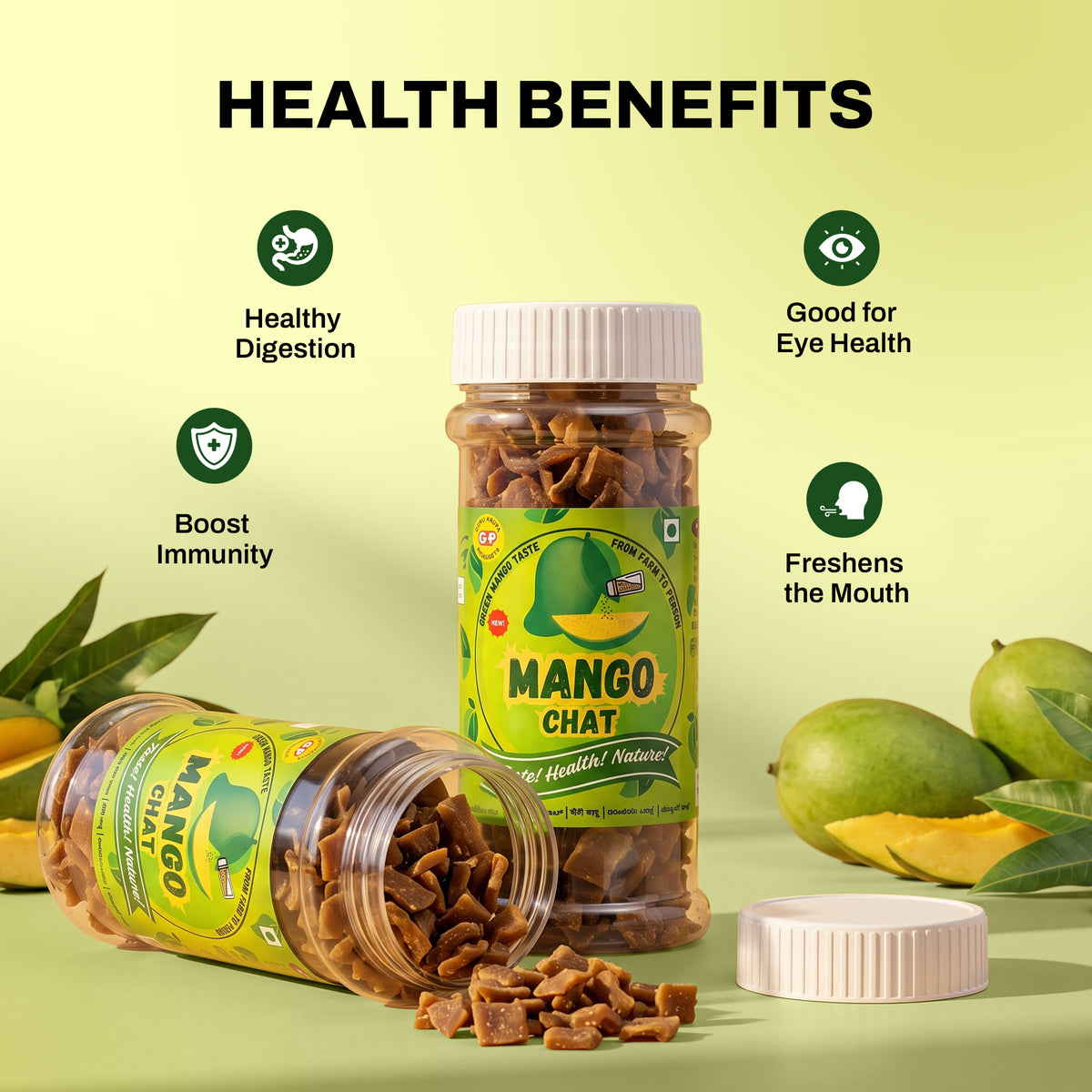 Mango Chat – Value Pack of 3 Jars (70g Each)