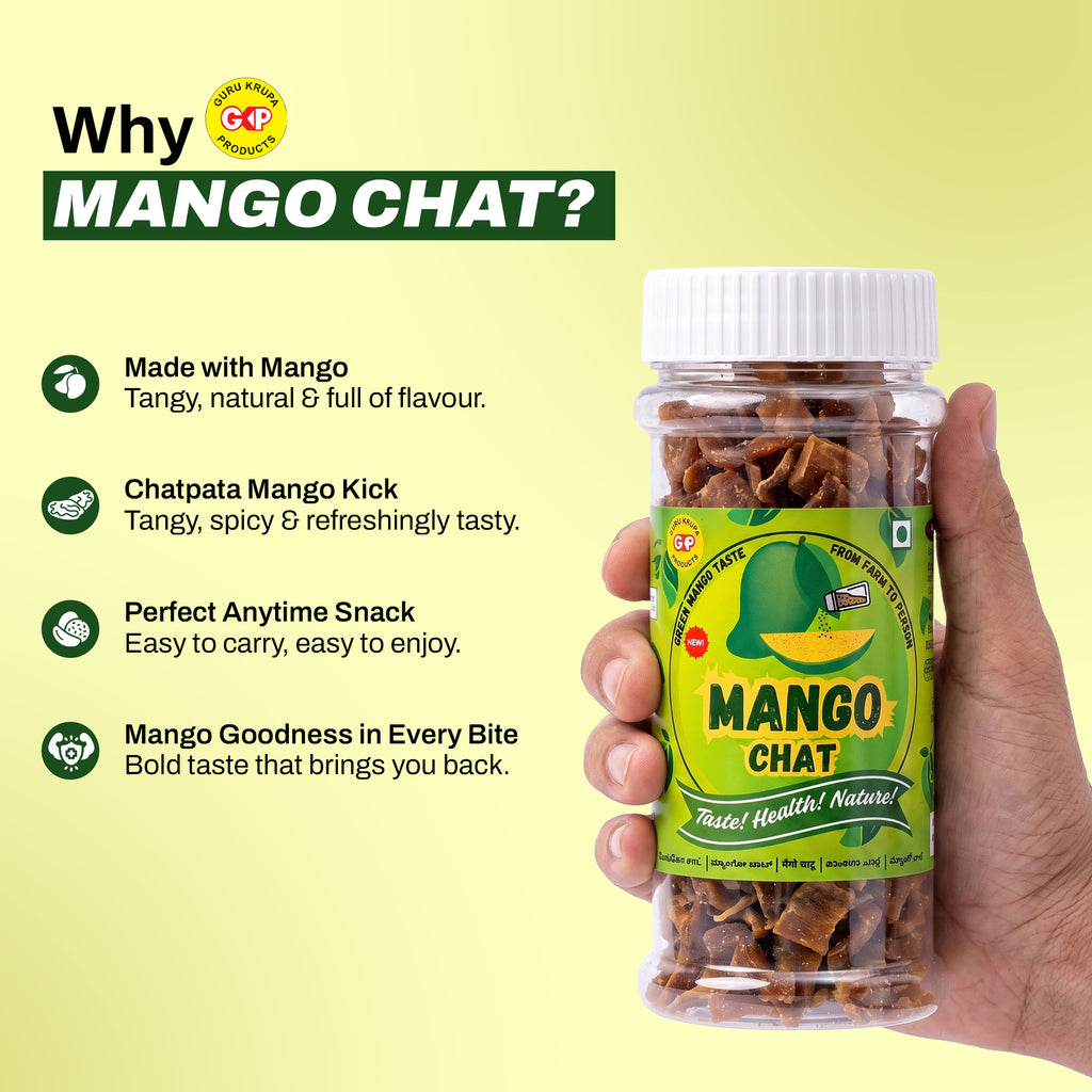 Mango Chat – Value Pack of 3 Jars (70g Each)