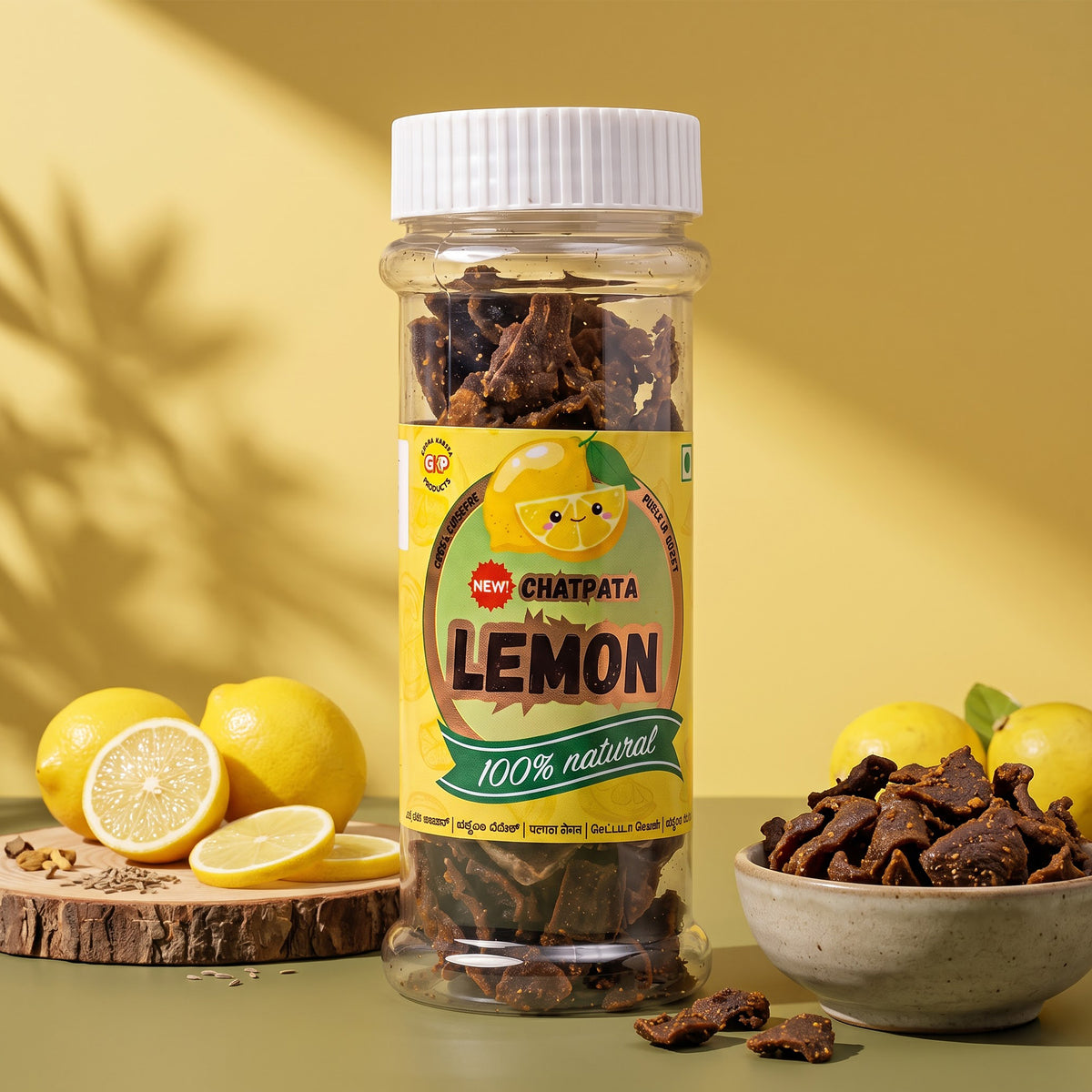 Chatpata Lemon – Value Pack of 3 Jars (70g Each)
