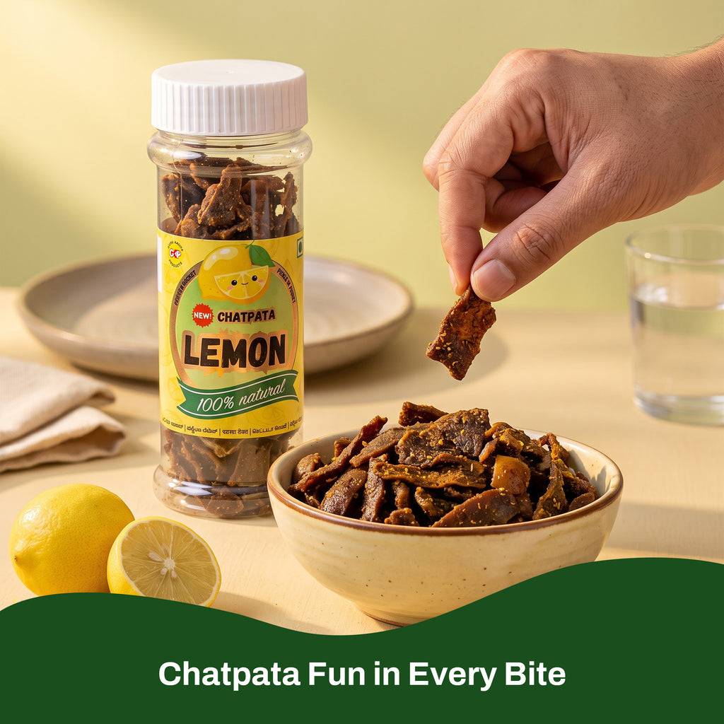 Chatpata Lemon – Value Pack of 3 Jars (70g Each)