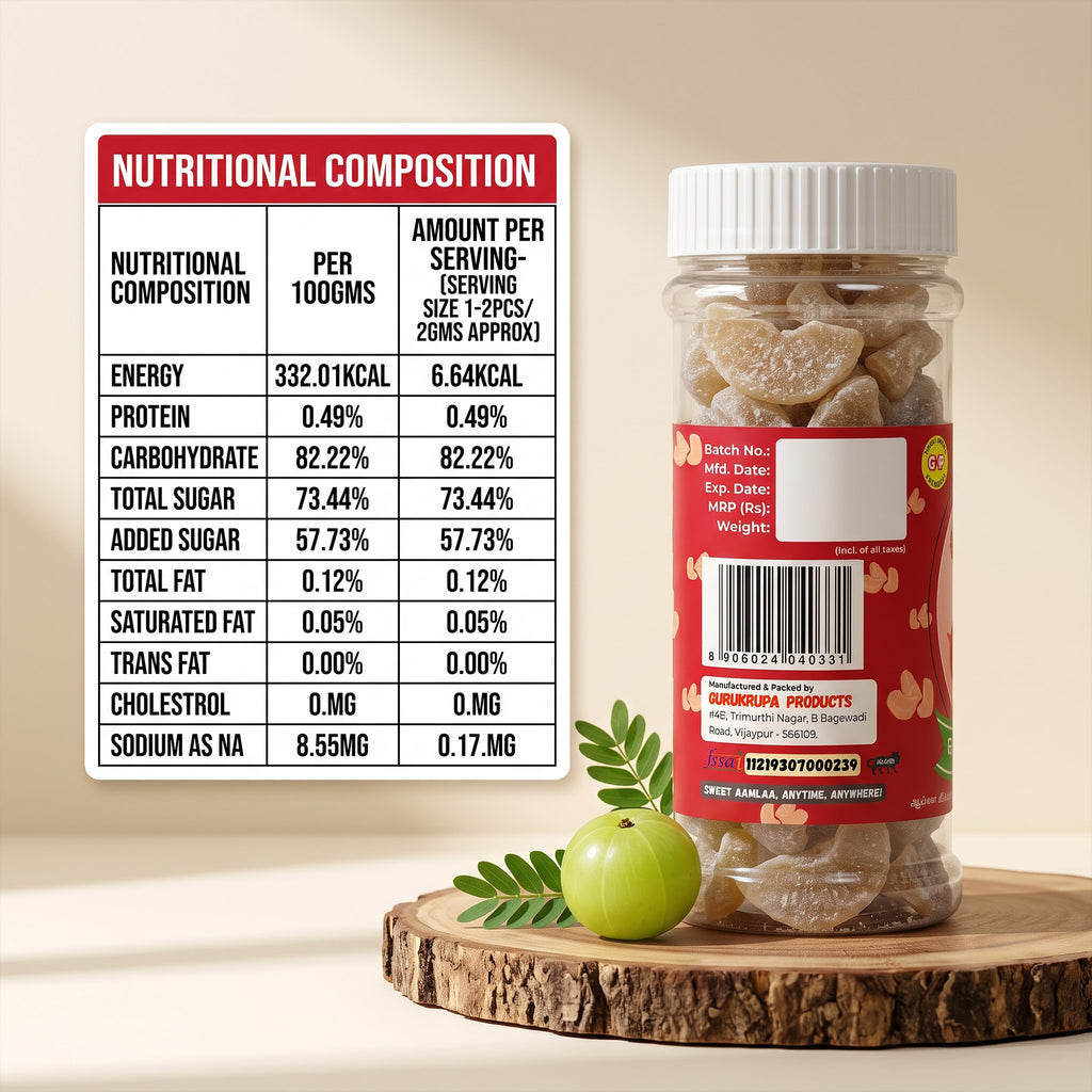 Aamlaa Candy – Value Pack of 3 Jars (90g Each)