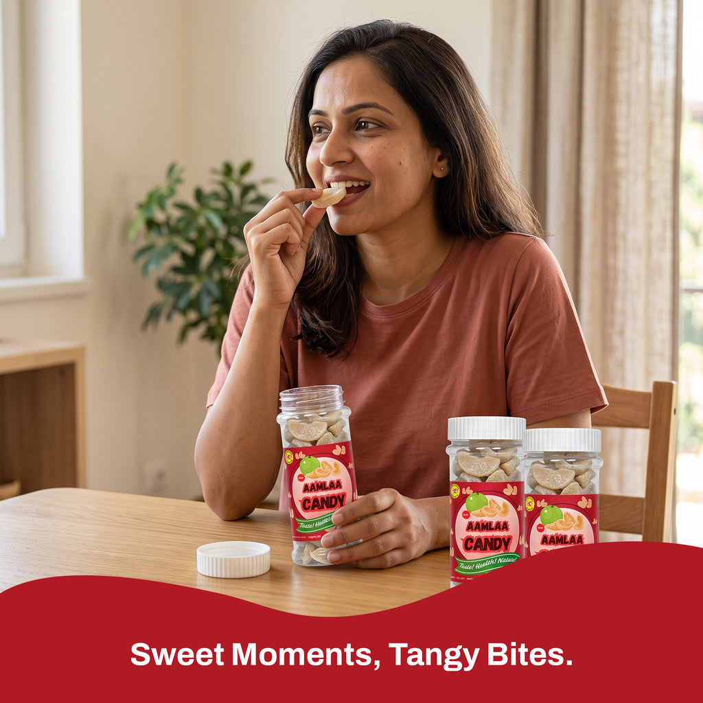 Aamlaa Candy – Value Pack of 3 Jars (90g Each)