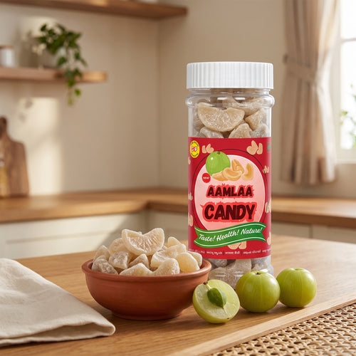 Aamlaa Candy – Value Pack of 3 Jars (90g Each)